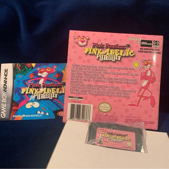 Pink Panther: Pinkadelic Pursuit (Nintendo Game Boy Advance, 2002) - Picture 2 of 4